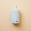 Silicone Straw Cup With Lid