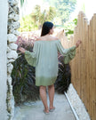Ombre Gypsy Style Dress/Top - Green Shades
