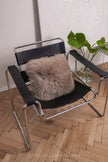 Square Natural Sheepskin Pillow - Greige