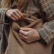 Sac fourre-tout en teddy | Doublure polar | Aimanté