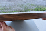 The Deluxe Walnut Rail - Traditional Octagon Crokinole Board Game Set