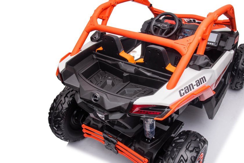 2026 2X24V CAN AM MAVERICK 4X4 2 Seater DELUXE Kids Ride On Car with Remote Control