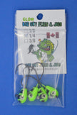 🍁Big Sky Deluxe KnockOut 1/4oz Glow Jigs 4/pack