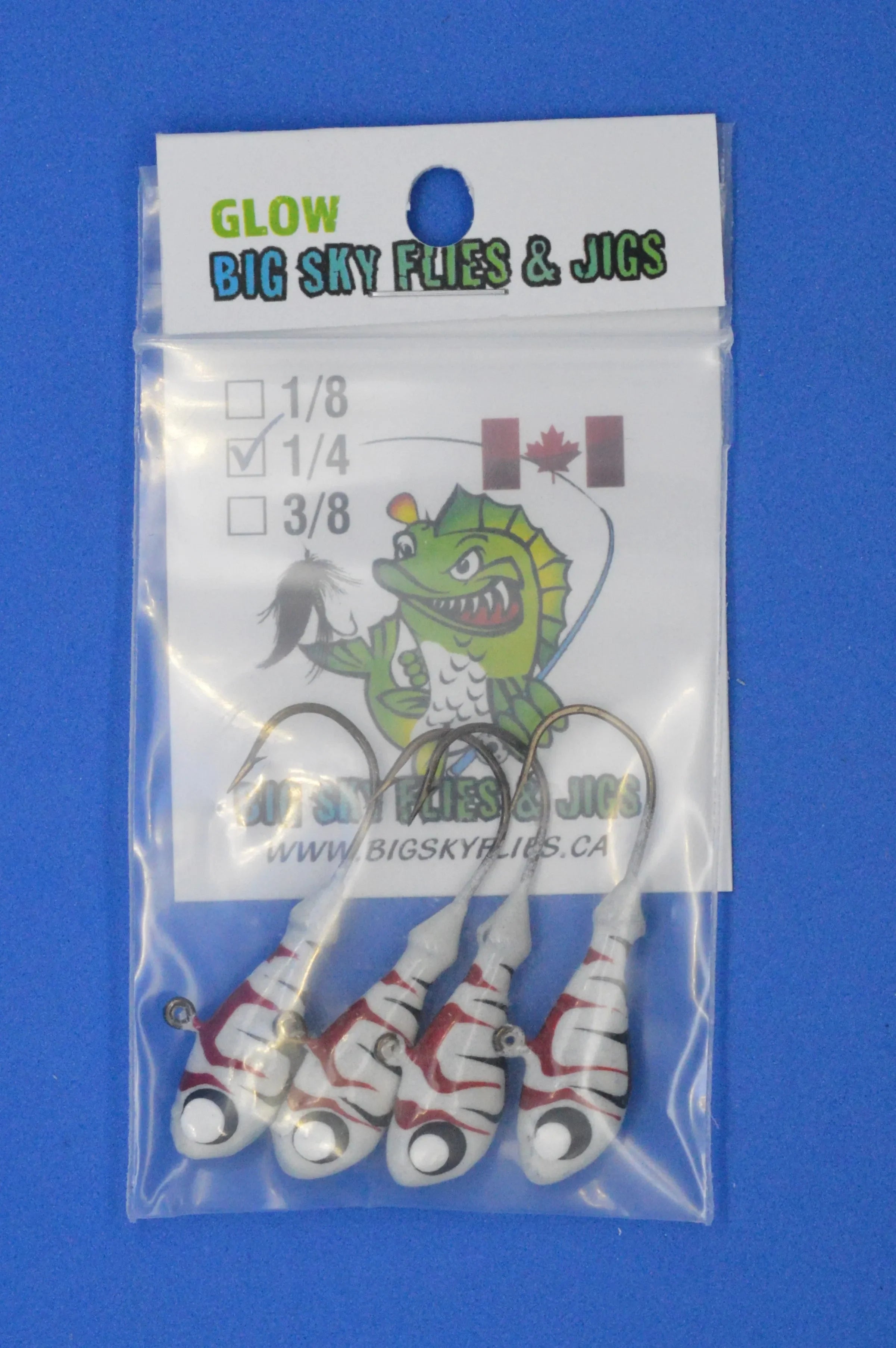🍁Big Sky Deluxe Ultra Minnow 1/4oz Jigs 4/pack