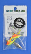 🍁Big Sky Cyclone Flasher Jigs 3/8oz 2/pack (Non-Glowing)