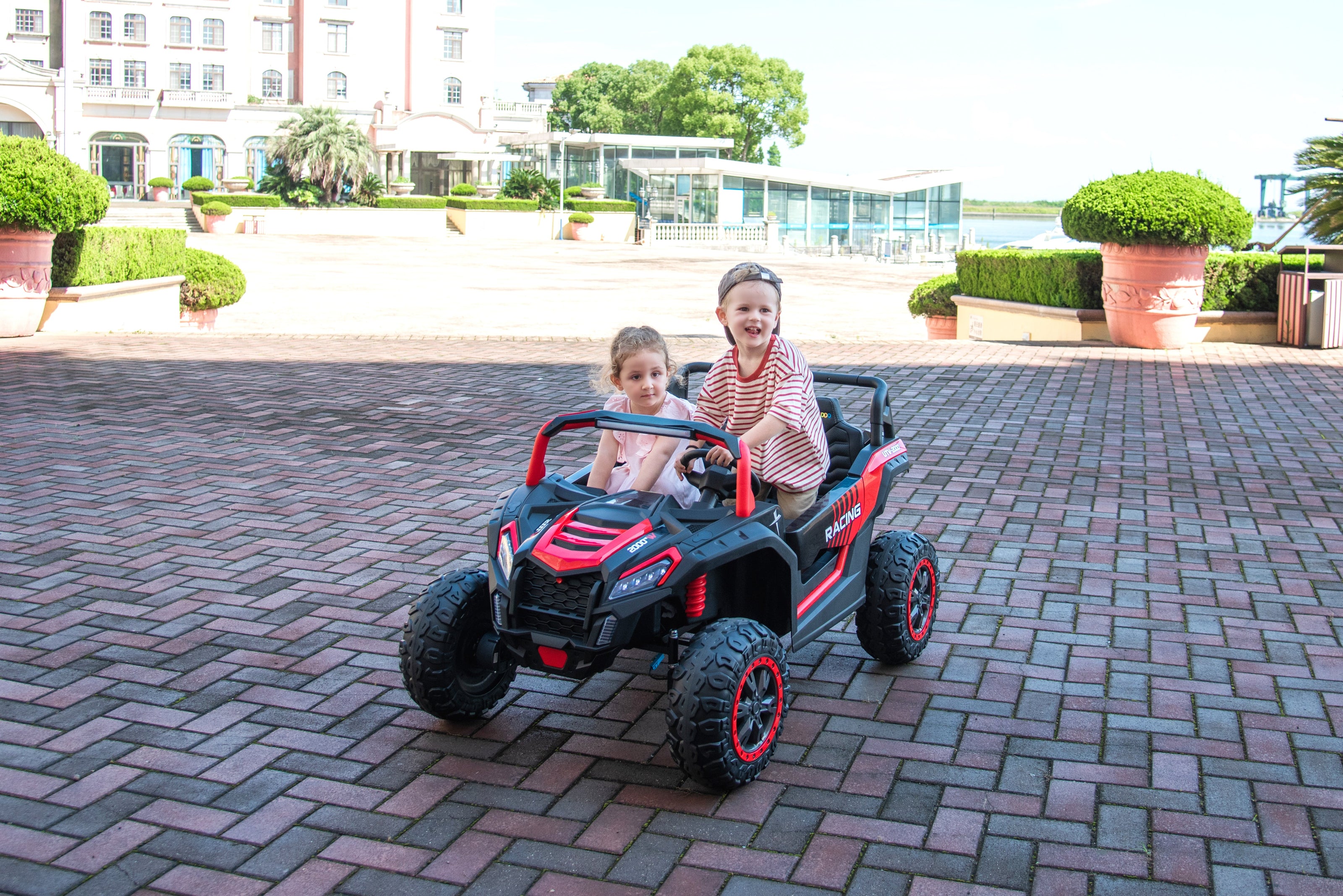 2025 24V DUNE BUGGY DE LUXE 2 PLACES, VOITURE ÉLECTRIQUE POUR ENFANTS AVEC COMMANDE À DISTANCE