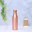Plain Matt Finished Copper Water Bottle