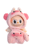 Handmade Labubu Outfit – Pink Piggy Edition