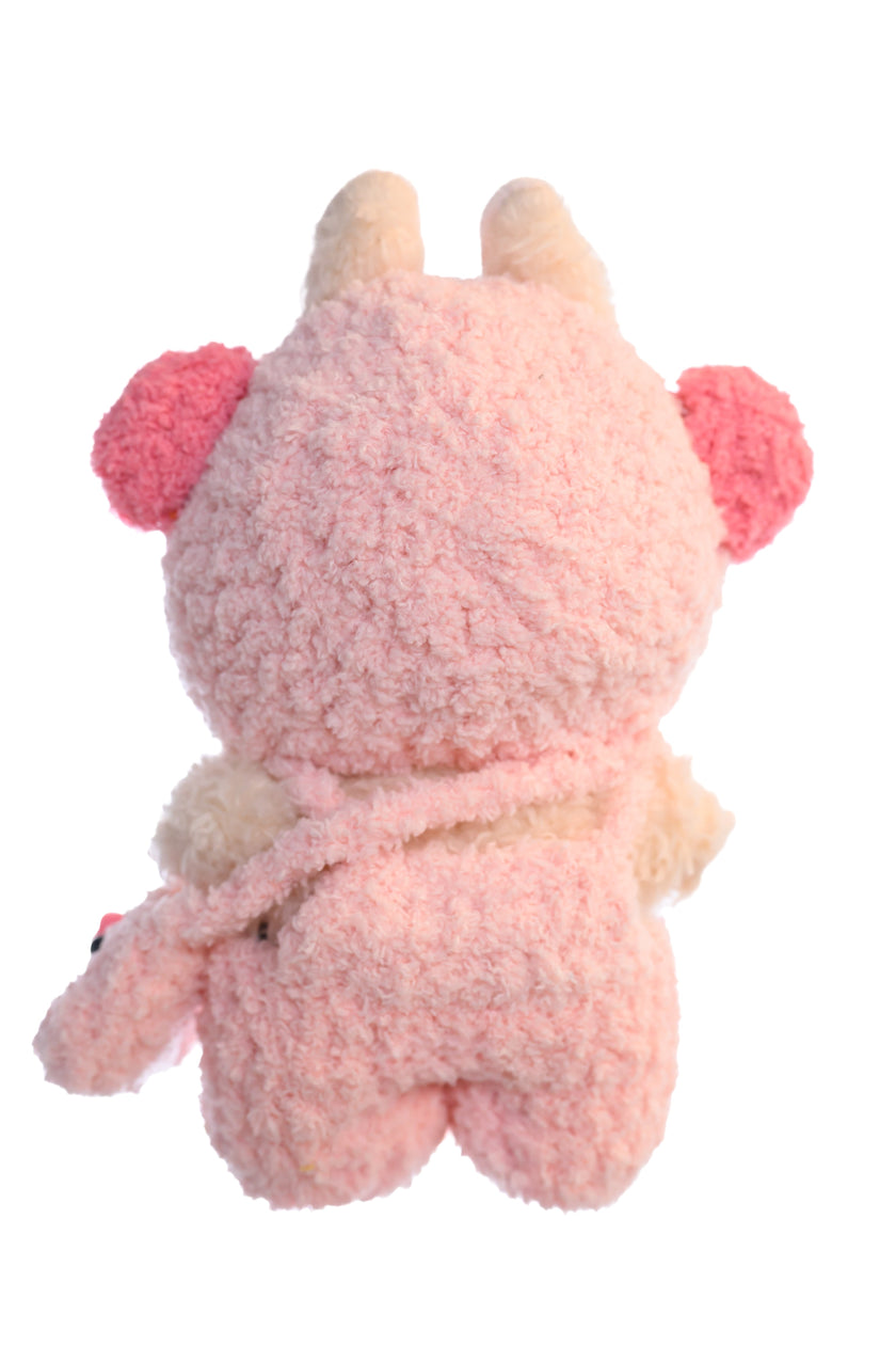 Handmade Labubu Outfit – Pink Piggy Edition