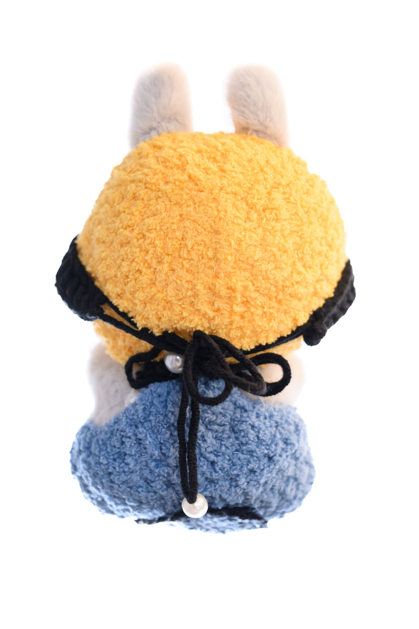 Handmade Labubu Outfit – Minion Edition [pre order]
