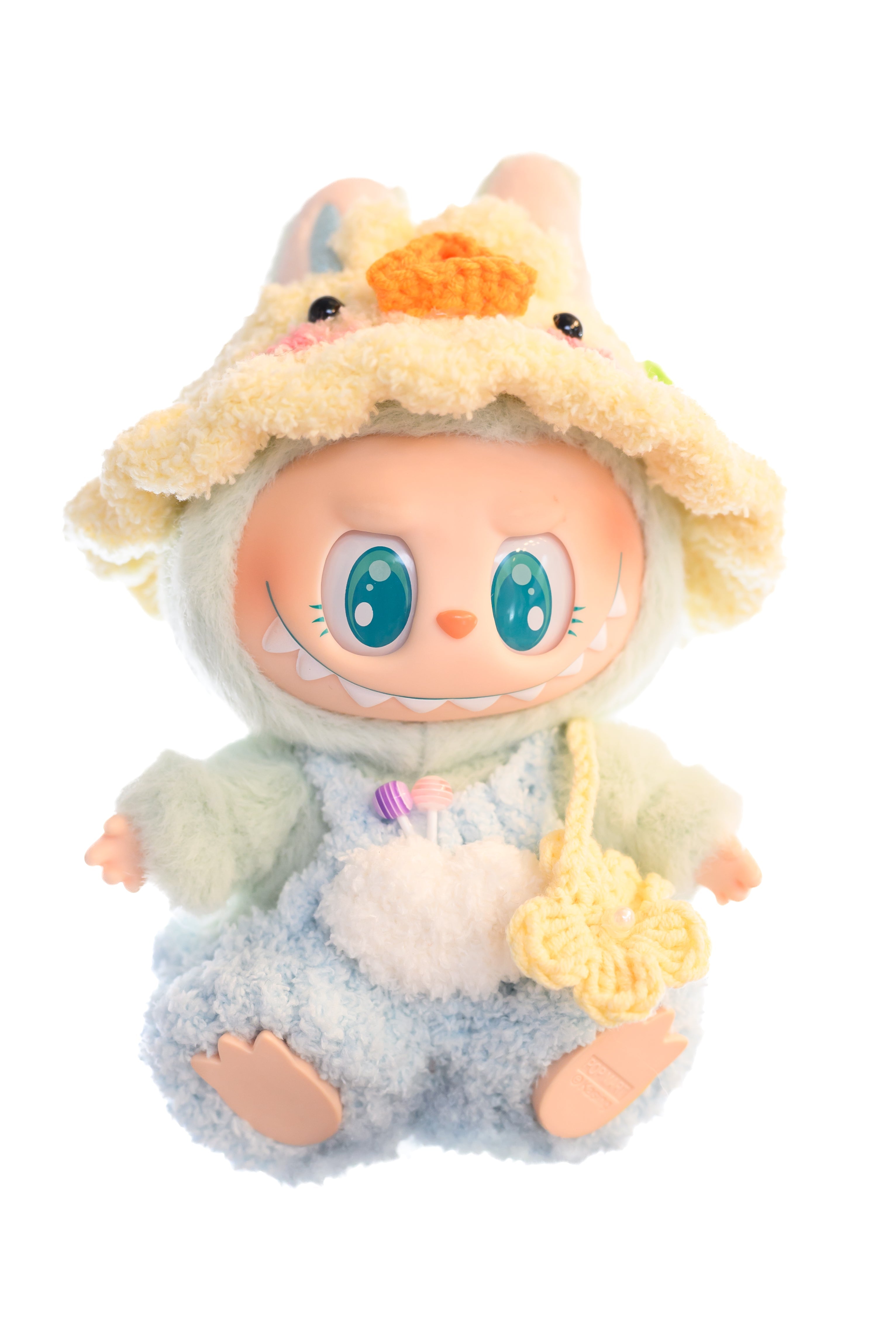 Handmade Labubu Outfit – Duck Edition