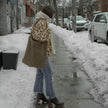 Sac fourre-tout en teddy | Doublure polar | Aimanté