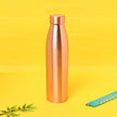 Sama Homes Pure Copper Water Bottle Plain Matt Finished Capacity  1000 ML