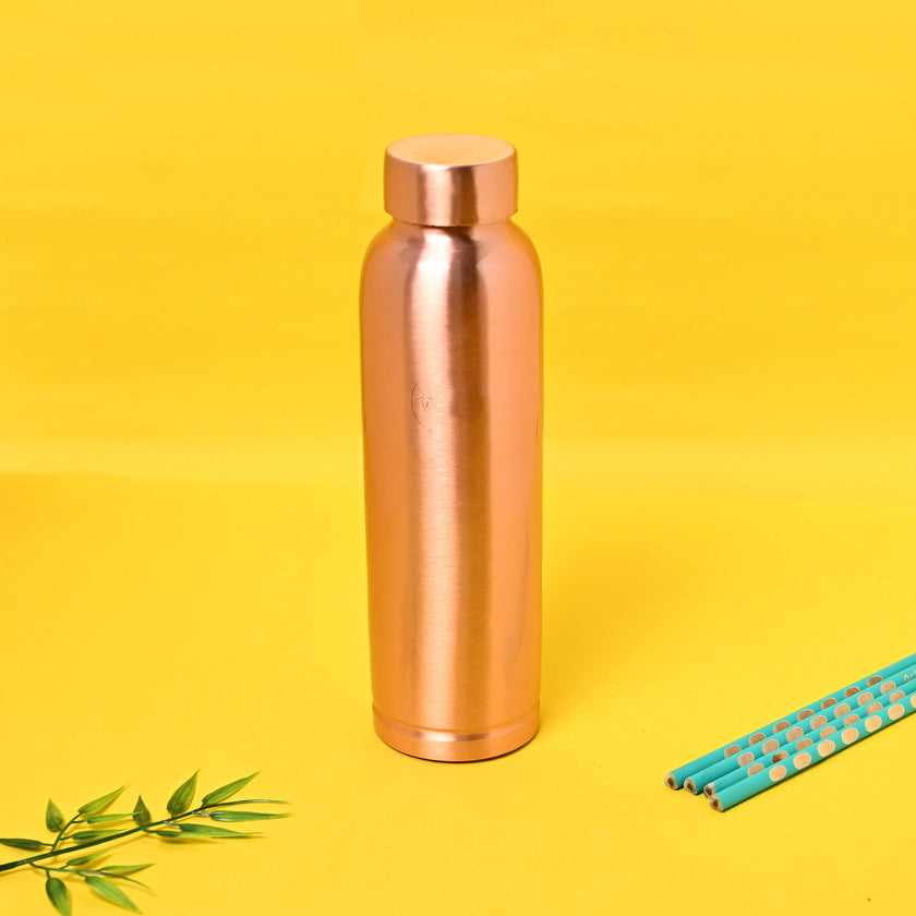 Sama Homes Pure Copper Water Bottle Summer Bottle Good For Health Capacity 1000 ML