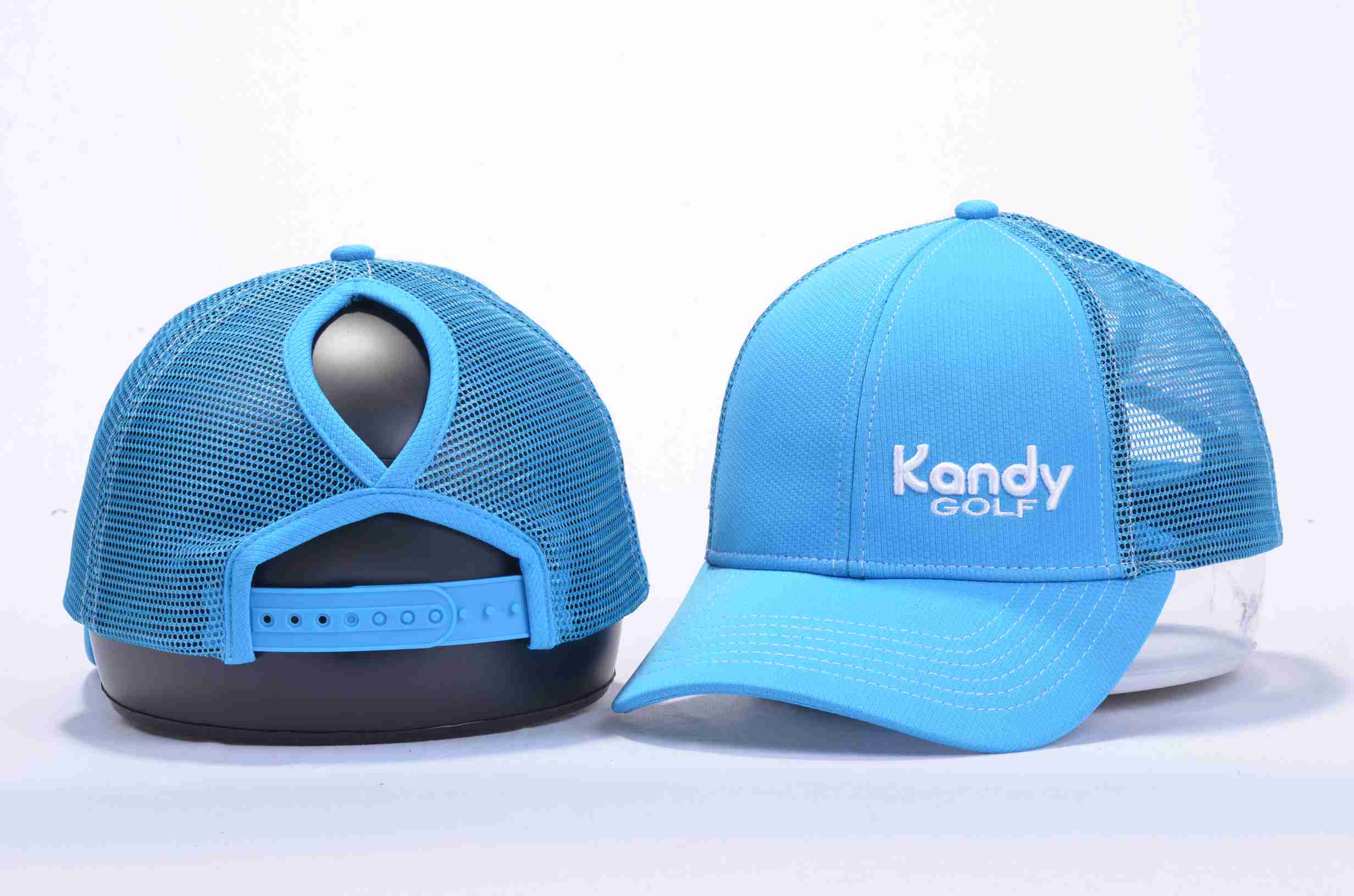 Junior Girls adjustable Ponytail Golf Hats