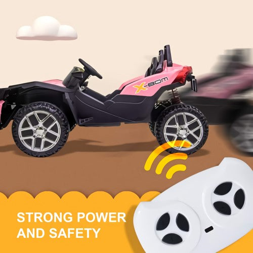 Slingshot Style 12V 2 Seater Kids Ride On Car with Remote Control
