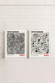 COMBINAISON KUSAMA (2 Oeuvres sur toile étirée)