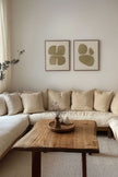 COMBINAISON M TON INTÉRIEUR (2 Oeuvres sur toile étirée)