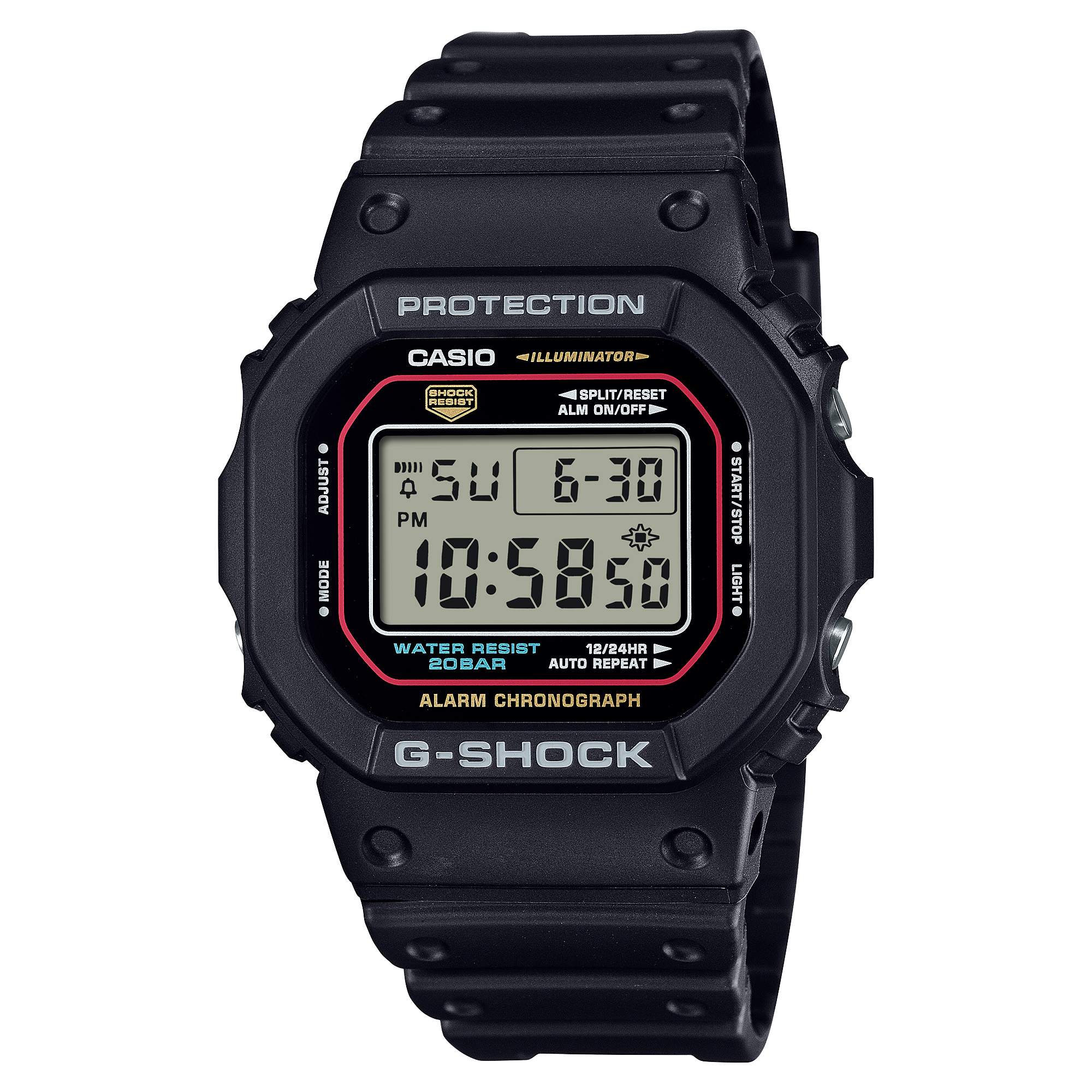 CASIO G-Shock Digital 5600 Series Black | DW5600RL-1