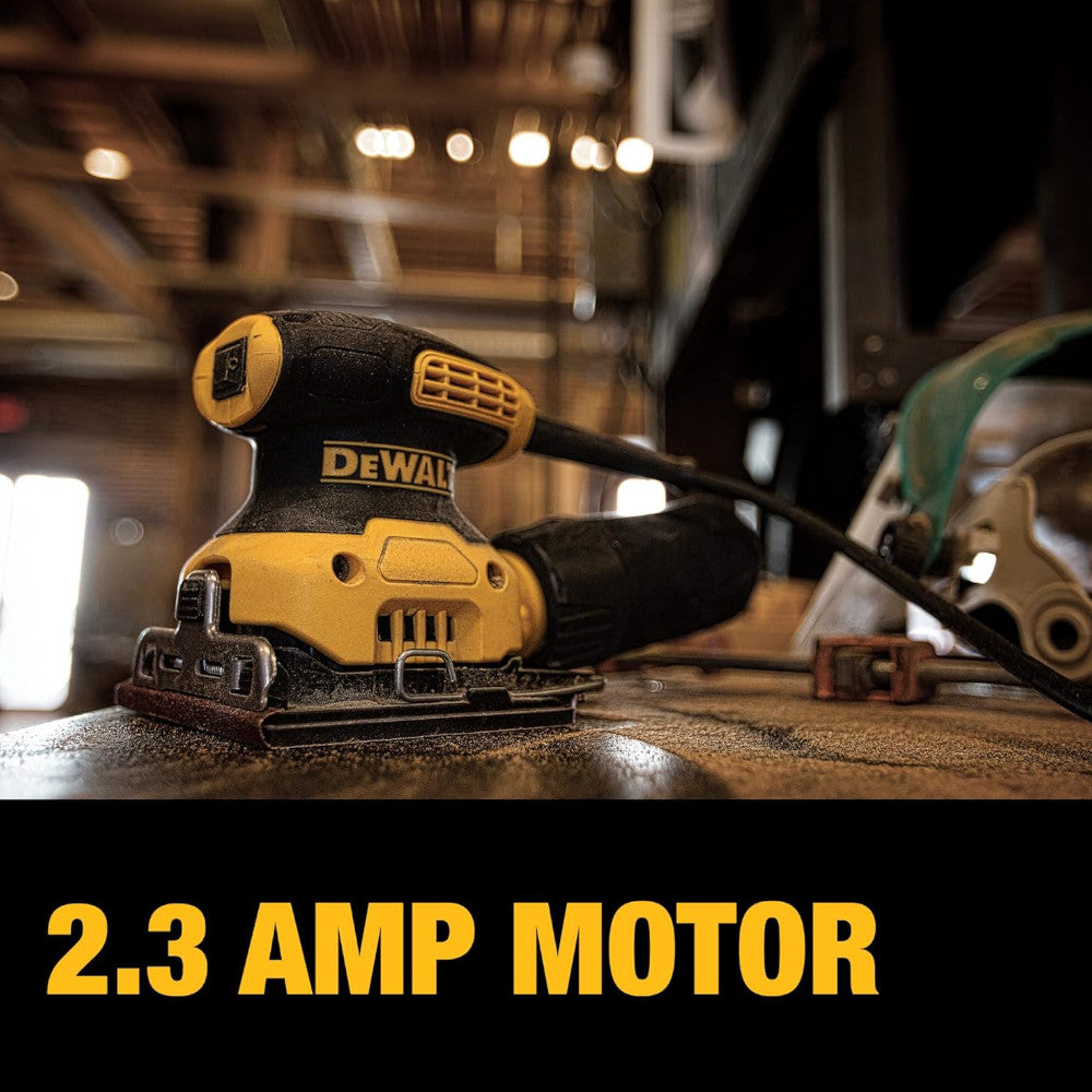 DEWALT DWE6411K Palm Sander, 1/4 Sheet - Refurbished with Dewalt Warranty