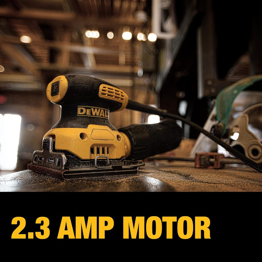 DEWALT DWE6411K Palm Sander, 1/4 Sheet - Refurbished with Dewalt Warranty