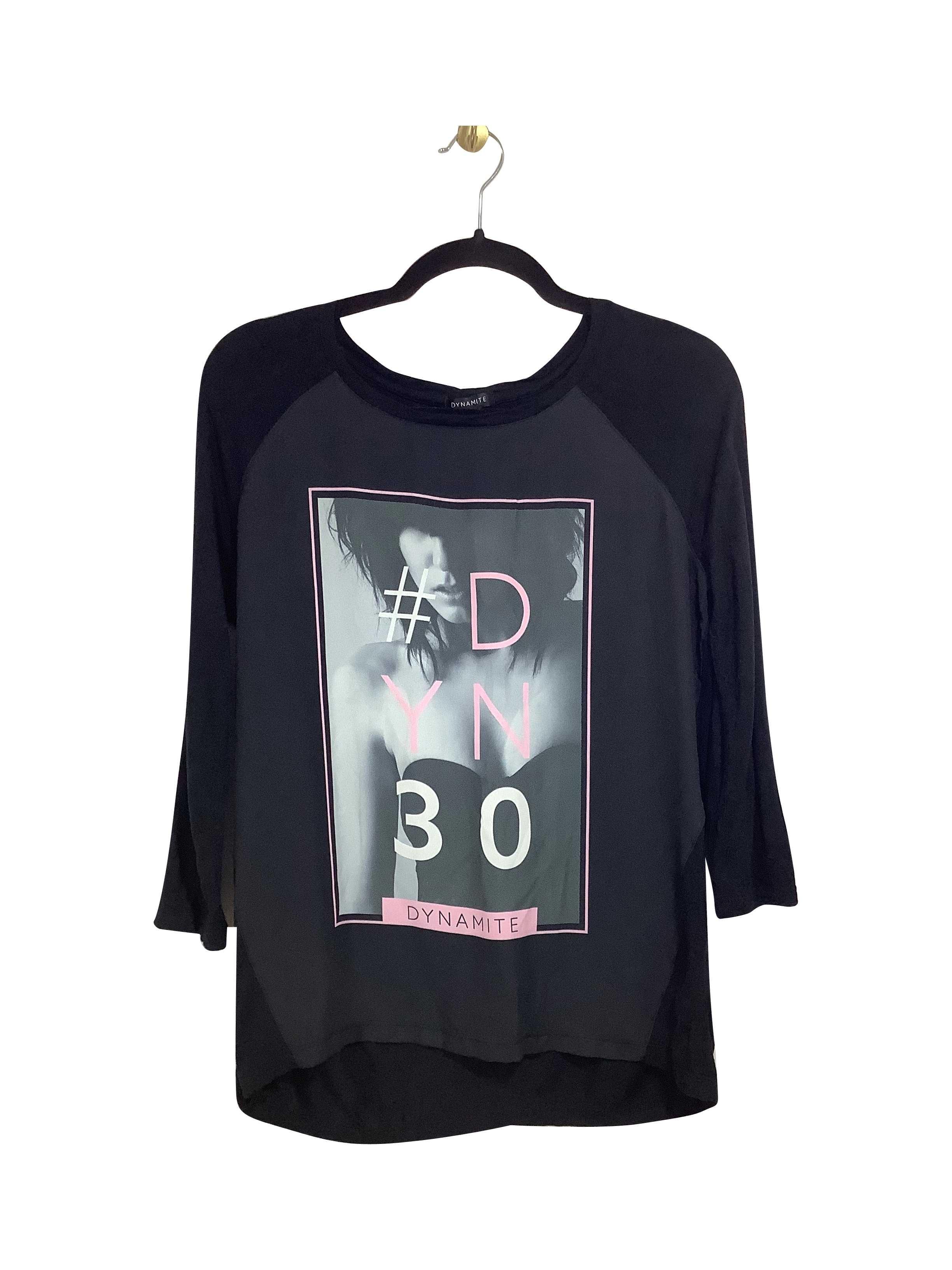 DYNAMITE Regular fit T-shirt in Black - XS