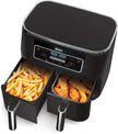 NINJA Foodi 4-in-1, 8-qt., 2-Basket Air Fryer with DualZone Technology - Factory serviced with Home Essentials warranty - DZ100