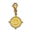 Gold Ornate Alphabet Letter Charms (A–Z) for Necklaces & Bracelets
