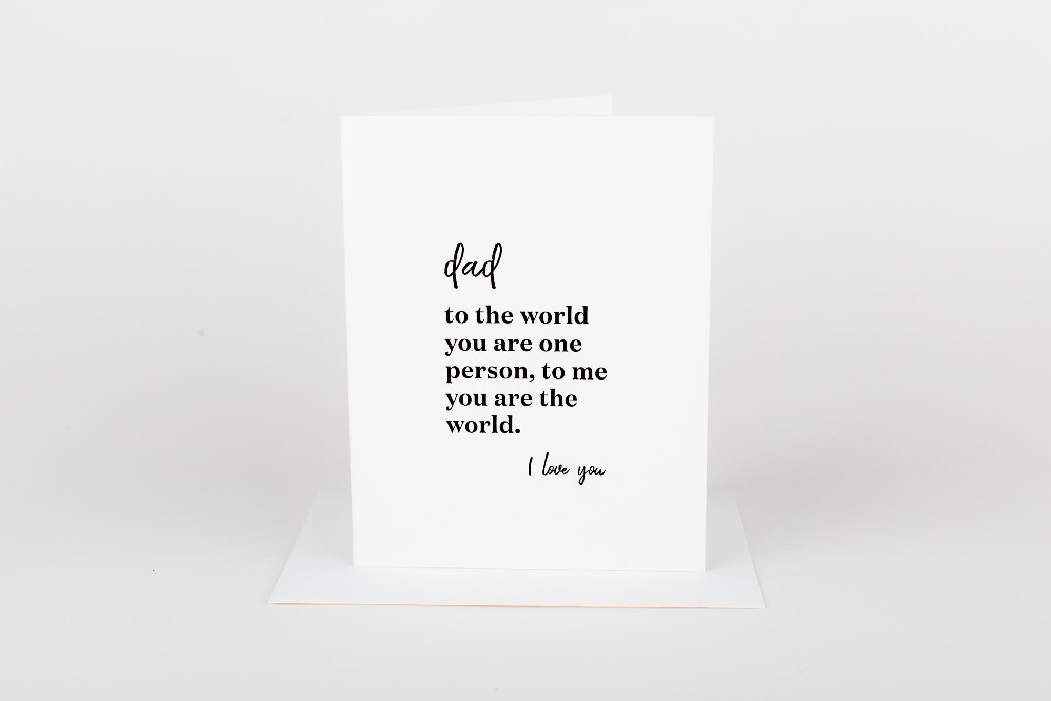Dad the Whole World
