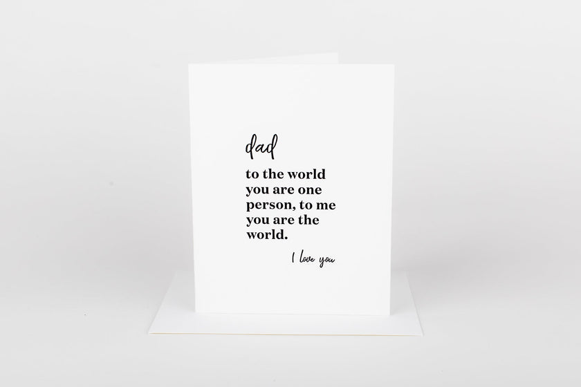 Dad the Whole World