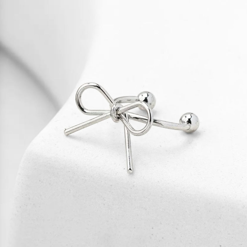 Dainty Bow Ear Cuff | Earrings
