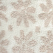 Daisy Print Blushing Beige and White Extended Throw