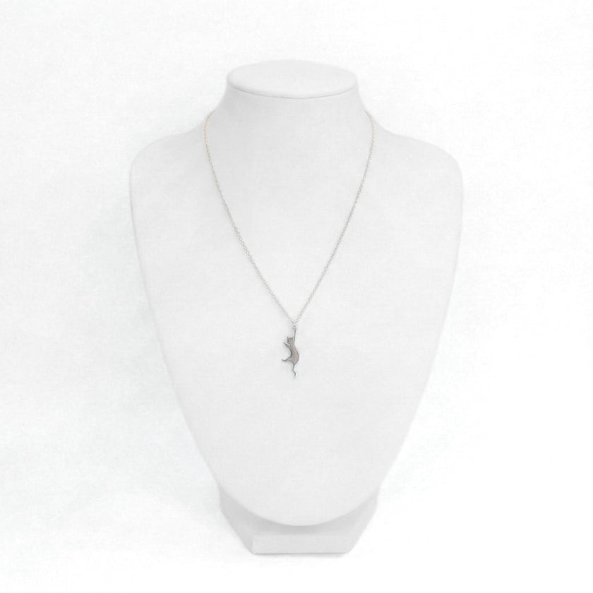 Hang In There Kitty Pendant | Necklace