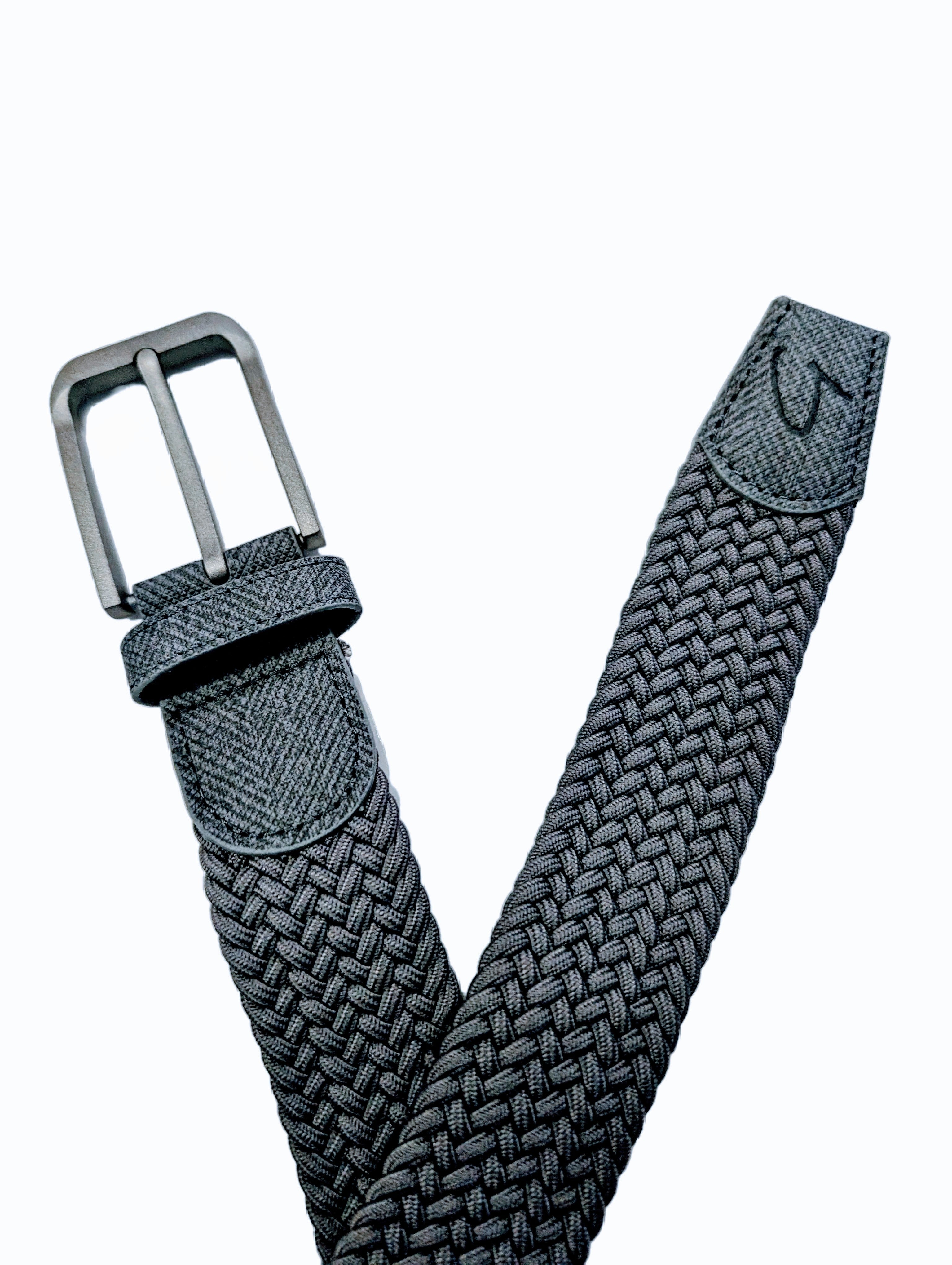 Braided Belt - Dark Grey