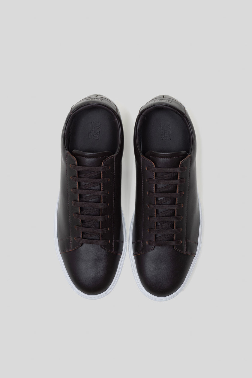 Dark Brown Calfskin Città Sneaker