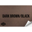 DARK BROWN/BLACK WITH ADHESIVE HYDBOND LEATHERETTE SHEET (12