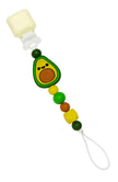 Gem Darling Pacifier Clip - Avocado