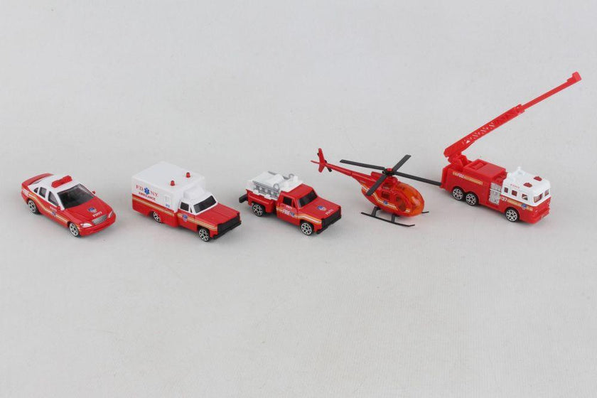 Daron - FDNY 5-Piece Vehicle Gift Set