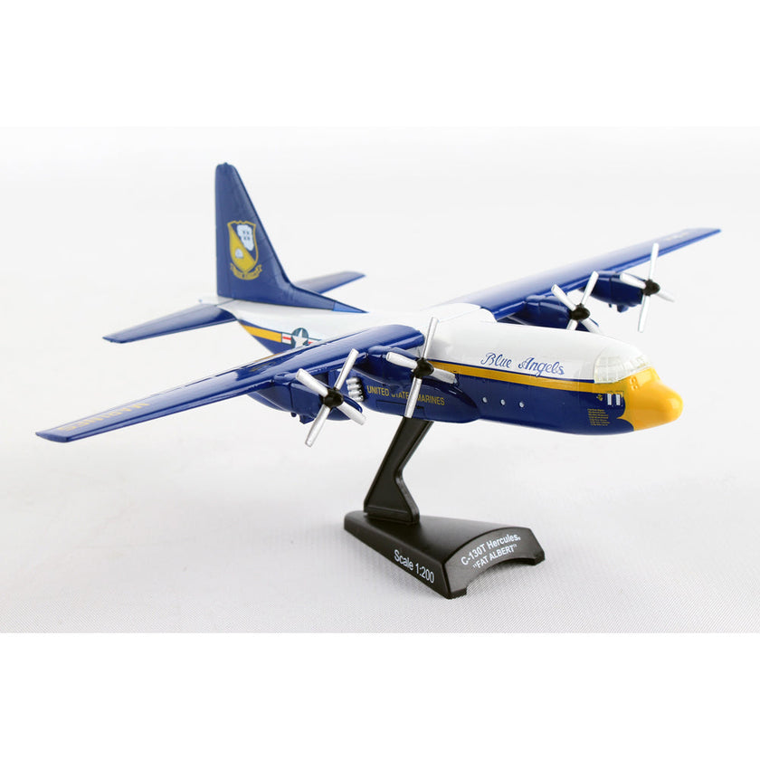 Daron - C-130 Hercules Fat Albert Blue Angels 1/200 (modèle réduit à l'échelle 1/200, comme un timbre-poste)