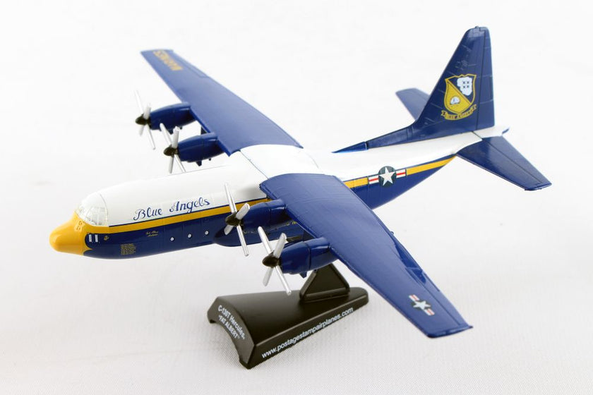 Daron - C-130 Hercules Fat Albert Blue Angels 1/200 (modèle réduit à l'échelle 1/200, comme un timbre-poste)