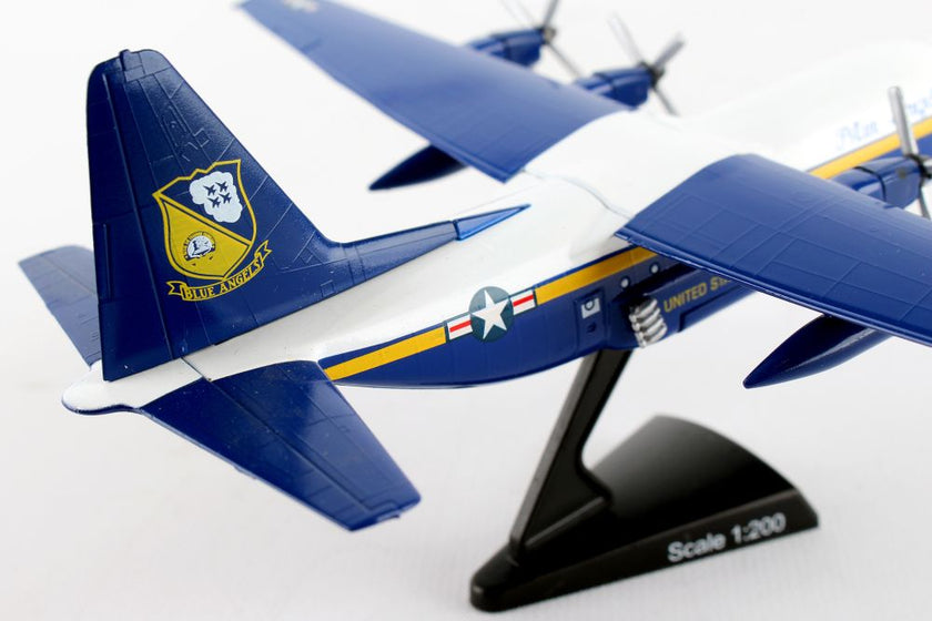Daron - C-130 Hercules Fat Albert Blue Angels 1/200 (modèle réduit à l'échelle 1/200, comme un timbre-poste)