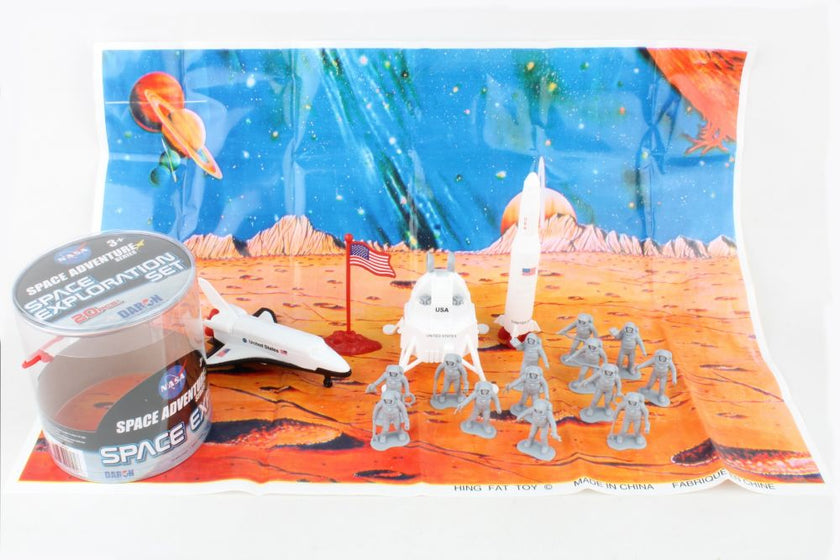 Daron - Space Exploration 20Pc. Playset W/Playmat