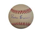 Dasan Brown Autographed Full Signature Rawlings Official Major League Baseball