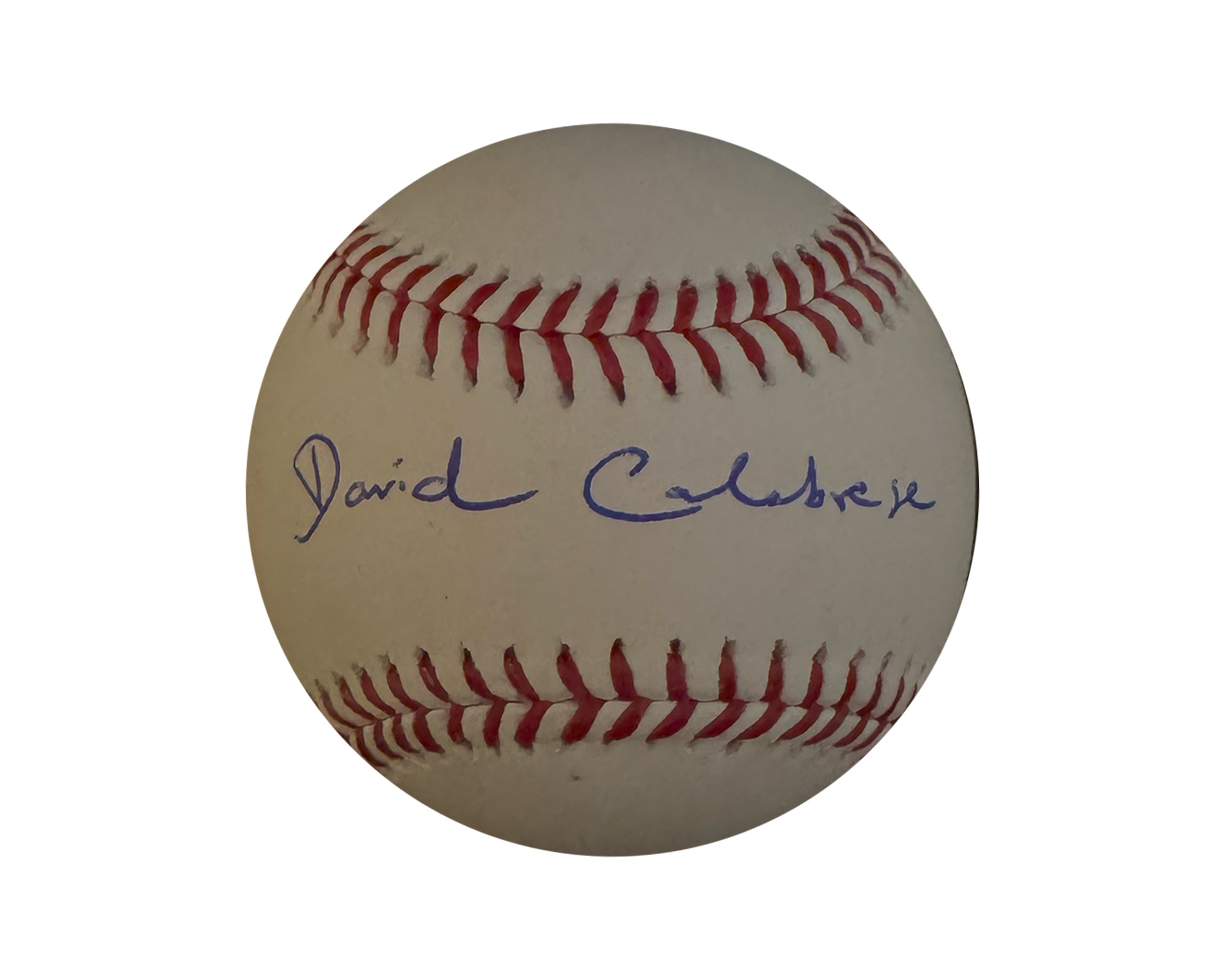 David Calabrese Autographed Full Signature Rawlings Official Major League Baseball