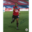 Jonathan David Autographed  LOSC Lille Goal Celebration 8x10 Photo