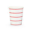 Red Striped Cups