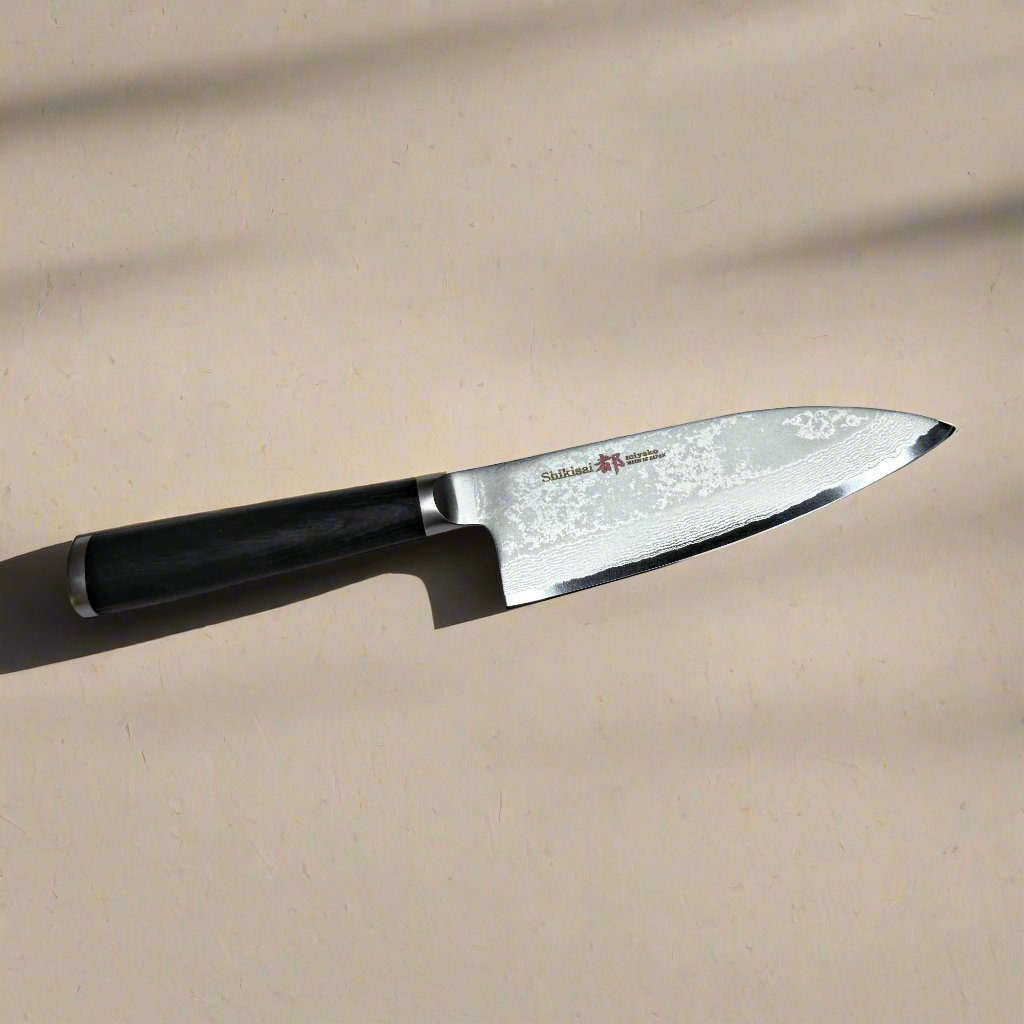 Miyako SUS 165mm Deba Knife Right hand | 33 Layer Damascus Steel Blade  – Made in Japan