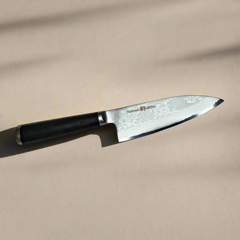 Miyako SUS 165mm Deba Knife Right hand | 33 Layer Damascus Steel Blade  – Made in Japan