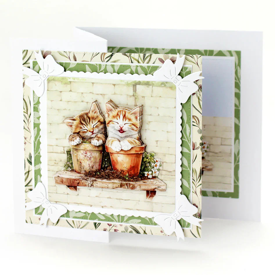 Crafty Kittens Die Cut Topper & Decoupage Collection