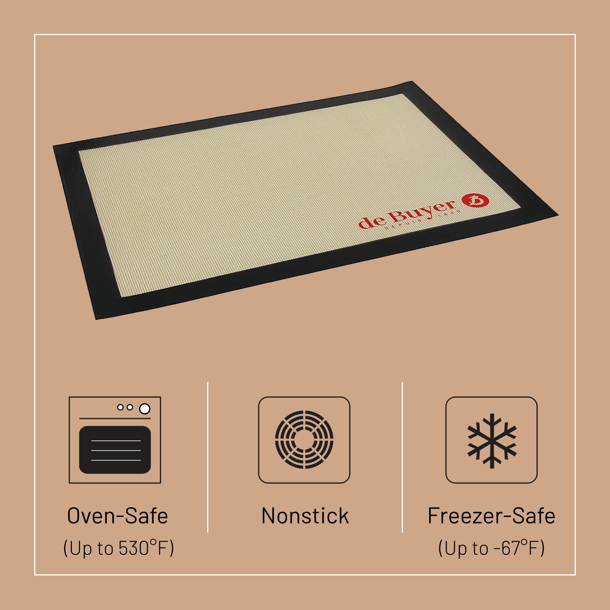 Debuyer - Aerated Silicone Mat Airmat 40x30cm